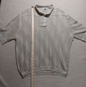 St. Croix Vintage polo shirt, XL, Cream colorway, Great Condition, Coogi style
